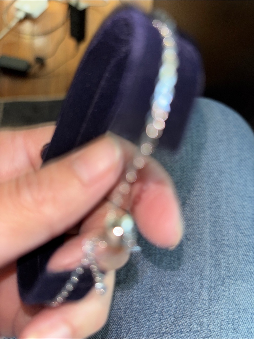 Swarovski Silver Crystal Bracelet - Picture 3 of 7